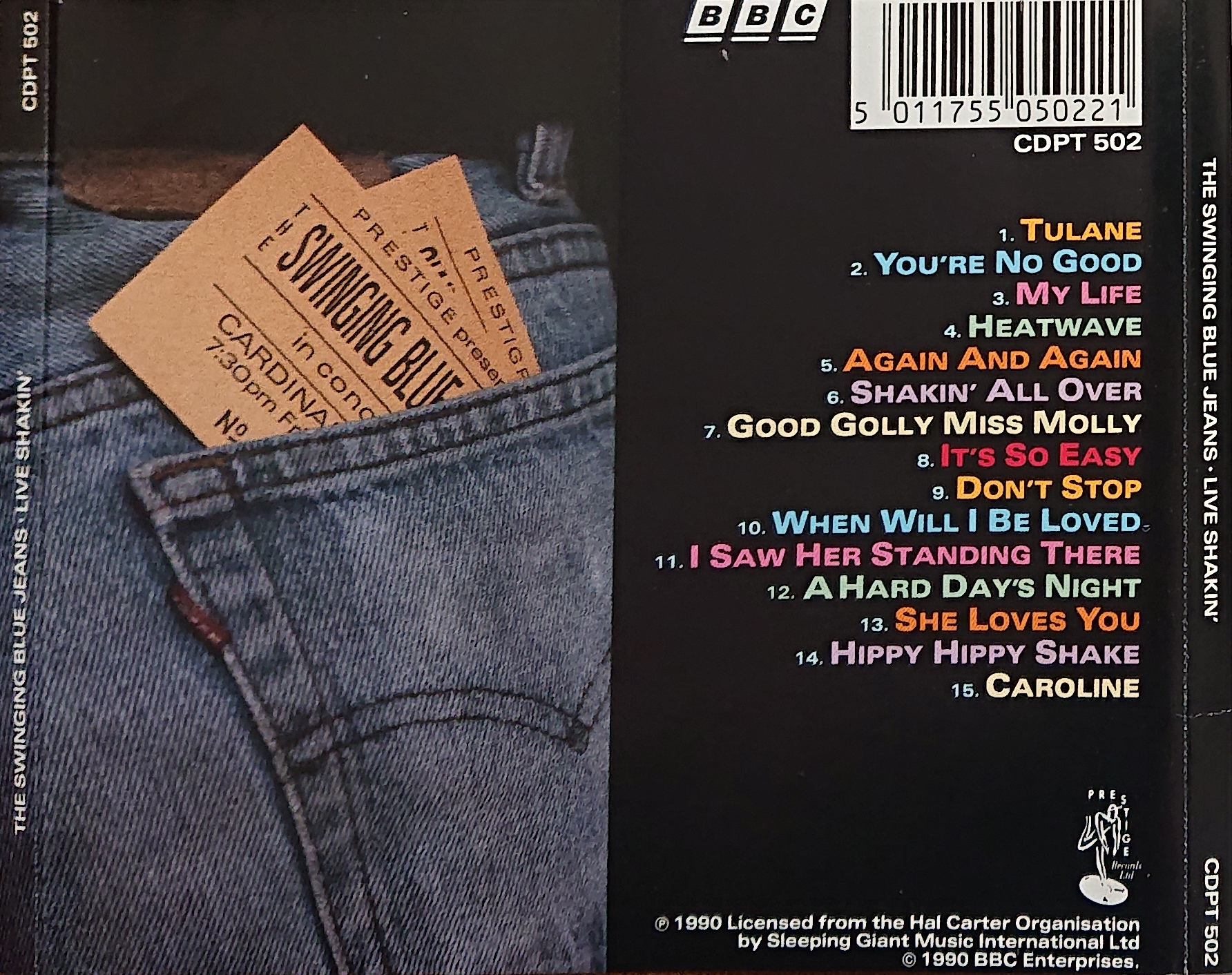 Back cover of CDPT 502